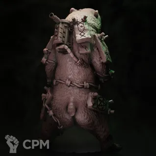 Описание картинки Trench bear от Manufactorum76 по цене 500руб | Свободный Рынок Миниатюр - СРМ