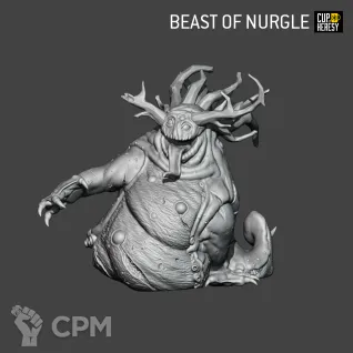 Описание картинки Beast of Nurgle от Cup of Heresy по цене 520руб | Свободный Рынок Миниатюр - СРМ
