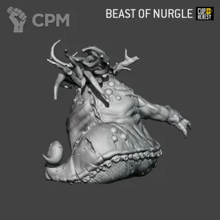 Описание картинки Beast of Nurgle от Cup of Heresy по цене 520руб | Свободный Рынок Миниатюр - СРМ