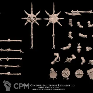 Описание картинки Beast Centaurs multi-part regiment от Бруталити по цене 2 900руб | Свободный Рынок Миниатюр - СРМ