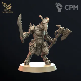 Описание картинки Beastman | cultists от Daniilfedyakov по цене 600руб | Свободный Рынок Миниатюр - СРМ