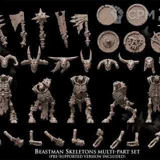 Описание картинки Deathrattle Skeletons / Skeletons Warriors - 5 Штук от MrMetalHorror по цене 500руб | Свободный Рынок Миниатюр - СРМ