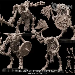 Описание картинки Deathrattle Skeletons / Skeletons Warriors - 5 Штук от MrMetalHorror по цене 500руб | Свободный Рынок Миниатюр - СРМ