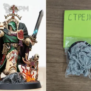 Описание картинки Belial, Grand Master of The Deathwing (Литье) от Барахолка CTPEJIKA по цене 850руб | Свободный Рынок Миниатюр - СРМ