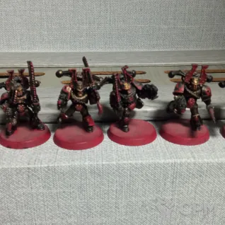 Описание картинки Khorne Berserkers от Xero по цене 1 200руб | Свободный Рынок Миниатюр - СРМ
