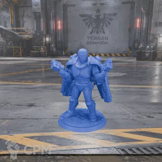 Описание картинки Terran Reaper ( cool pose ) от White Blackjack по цене 399руб | Свободный Рынок Миниатюр - СРМ