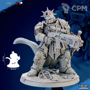 Описание картинки Primaris Lieutenant от Хижина Мопса по цене 450руб | Свободный Рынок Миниатюр - СРМ