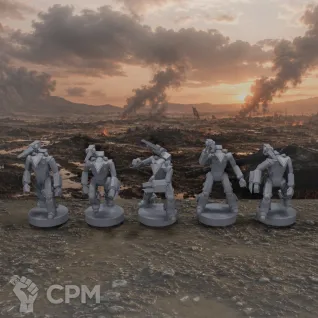 Описание картинки Afreet Battle Armor от White Blackjack по цене 299руб | Свободный Рынок Миниатюр - СРМ