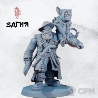 Описание картинки Гоблины пираты (Gretchin) от Мастерская 3D Gia по цене 945руб | Свободный Рынок Миниатюр - СРМ