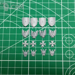 Описание картинки Empire Regiment Shield sprue (1998) от Stark Foundry по цене 180руб | Свободный Рынок Миниатюр - СРМ