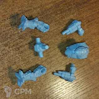 Описание картинки Аннигилятор ANH-1A (100 тонн) от Dwarf Pirate Foundry по цене 450руб | Свободный Рынок Миниатюр - СРМ