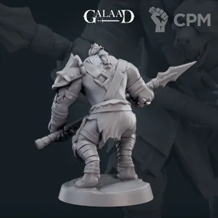 Описание картинки Big  Gnoll 02 от PocketSized Prints по цене 350руб | Свободный Рынок Миниатюр - СРМ