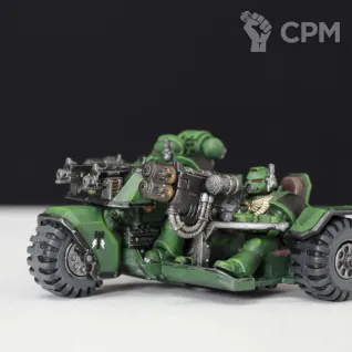 Описание картинки Attack Bike Space marines от nikborz по цене 1 000руб | Свободный Рынок Миниатюр - СРМ