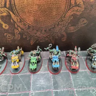 Описание картинки Байки орков от TrTinf по цене 6 500руб | Свободный Рынок Миниатюр - СРМ