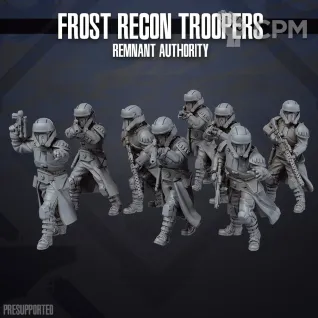 Описание картинки Remnant Frost Recon Troopers от PocketSized Prints по цене 1 250руб | Свободный Рынок Миниатюр - СРМ