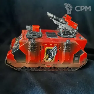 Описание картинки Space Marine Razorback (оригинал) от Superguns по цене 4 000руб | Свободный Рынок Миниатюр - СРМ