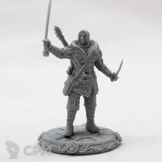 Описание картинки Бард от Fantasy Minis по цене 600руб | Свободный Рынок Миниатюр - СРМ