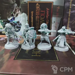 Описание картинки +Corrupted Guard Lechers + Культисты от WastelandMiniatures по цене 910руб | Свободный Рынок Миниатюр - СРМ