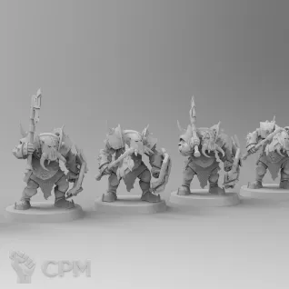 Описание картинки Black Ork Bosses от Naggaroth Night по цене 500руб | Свободный Рынок Миниатюр - СРМ