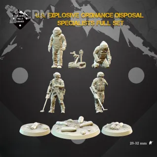 Описание картинки US EOD Specialists от Manufactorum76 по цене 600руб | Свободный Рынок Миниатюр - СРМ