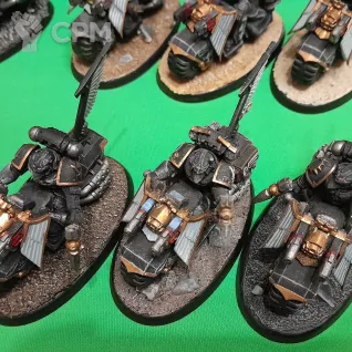Описание картинки Армия Dark Angels Ravenwing от Jazz по цене 26 000руб | Свободный Рынок Миниатюр - СРМ