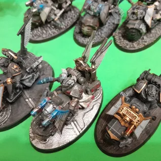 Описание картинки Армия Dark Angels Ravenwing от Jazz по цене 26 000руб | Свободный Рынок Миниатюр - СРМ