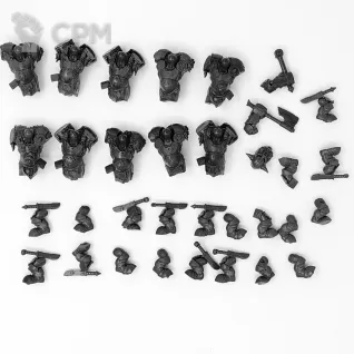 Описание картинки Black Orc bodies (x10) от LooneShroomFoundry по цене 1 050руб | Свободный Рынок Миниатюр - СРМ