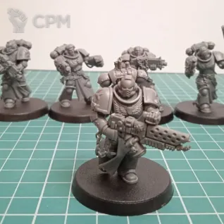 Описание картинки Black Templars Primaris Crusader Squad x10 моделей от Студия Лютье по цене 2 850руб | Свободный Рынок Миниатюр - СРМ