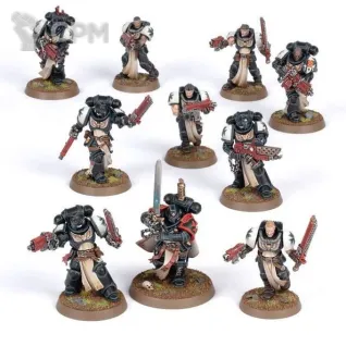 Описание картинки Black Templars Primaris Crusader Squad x10 моделей от Студия Лютье по цене 2 850руб | Свободный Рынок Миниатюр - СРМ