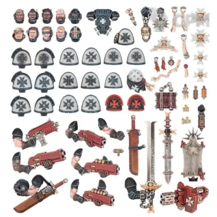 Описание картинки Black Templars Upgrades - полный набор от Студия Лютье по цене 700руб | Свободный Рынок Миниатюр - СРМ