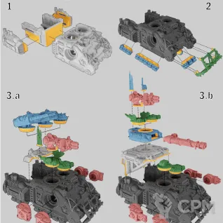 Описание картинки Black Templar Gladiator Valiant / Reaper / Lancer от 3Д печать миниатюр по цене 4 941руб | Свободный Рынок Миниатюр - СРМ