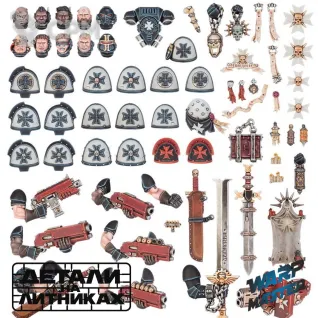Описание картинки Black Templars: Upgrades от WARP Master по цене 1 625руб | Свободный Рынок Миниатюр - СРМ