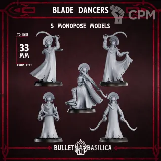 Описание картинки Blade Dancers от Manufactorum76 по цене 800руб | Свободный Рынок Миниатюр - СРМ