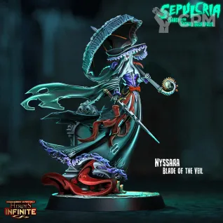 Описание картинки Nyssara Blade of the Veil от Brutality по цене 550руб | Свободный Рынок Миниатюр - СРМ
