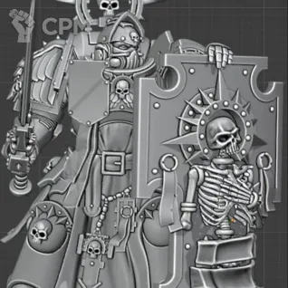 Описание картинки Primaris Captain bladeguard от Templar Forge 3D по цене 300руб | Свободный Рынок Миниатюр - СРМ