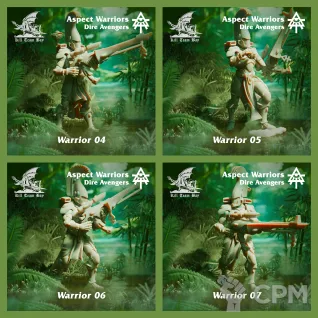 Описание картинки Blades of Khaine Kill Team от Asterisk Print по цене 2 500руб | Свободный Рынок Миниатюр - СРМ