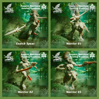 Описание картинки Blades of Khaine Kill Team от Asterisk Print по цене 2 500руб | Свободный Рынок Миниатюр - СРМ