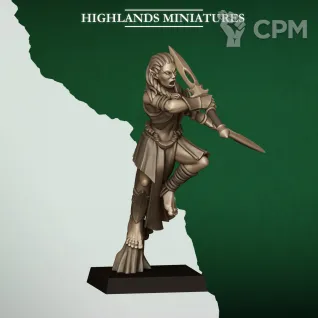 Описание картинки Feral Elf Bladesingers от Manufactorum76 по цене 1 500руб | Свободный Рынок Миниатюр - СРМ