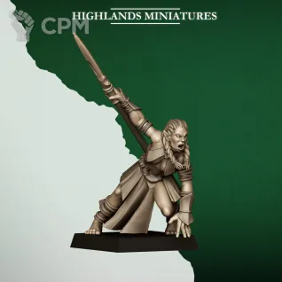 Описание картинки Feral Elf Bladesingers от Manufactorum76 по цене 1 500руб | Свободный Рынок Миниатюр - СРМ