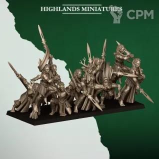 Описание картинки Feral Elf Bladesingers от Manufactorum76 по цене 1 500руб | Свободный Рынок Миниатюр - СРМ