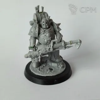 Описание картинки Foul Blightspawn (Morslug of Death Guard Heroes Conversion) от  по цене 400руб | Свободный Рынок Миниатюр - СРМ