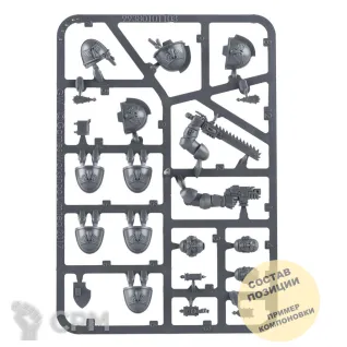 Описание картинки Blood Angels Primaris Upgrades от Wako Lab (Recast) по цене 670руб | Свободный Рынок Миниатюр - СРМ
