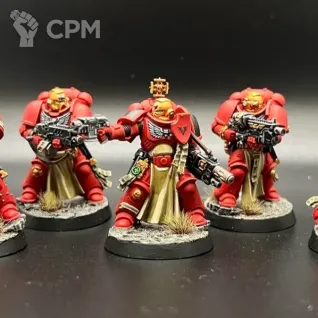 Описание картинки Sternguard veteran squad покрас от No1se knight по цене 3 000руб | Свободный Рынок Миниатюр - СРМ
