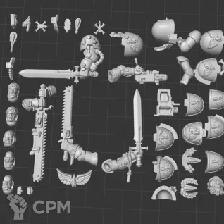 Описание картинки Blood Angels Upgrade pac от White Rhino по цене 499руб | Свободный Рынок Миниатюр - СРМ