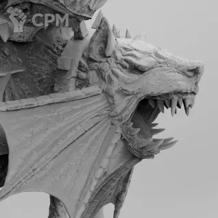 Описание картинки Karanak, The Hound of Vengeance от 3Д-Печка по цене 500руб | Свободный Рынок Миниатюр - СРМ