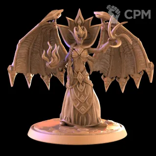 Описание картинки Blood Queen от Орки с наГорки по цене 350руб | Свободный Рынок Миниатюр - СРМ