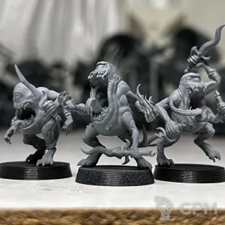 Описание картинки Blue Horrors от 3Д-Печка по цене 700руб | Свободный Рынок Миниатюр - СРМ