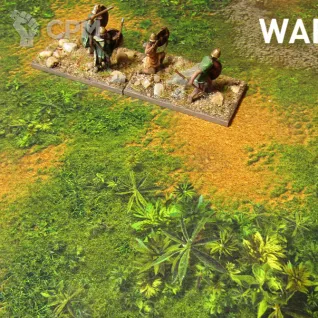 Описание картинки Игровое поле "Джунгли" bm024a 6'х4' от WargamePrint по цене 3 450руб | Свободный Рынок Миниатюр - СРМ