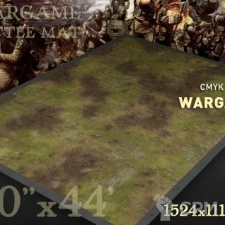 Описание картинки Игровое поле Трава bm019 60"х44" от WargamePrint по цене 2 450руб | Свободный Рынок Миниатюр - СРМ