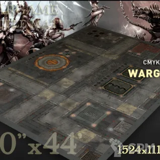 Описание картинки Игровое поле Space base bd005 60"х44" от WargamePrint по цене 2 450руб | Свободный Рынок Миниатюр - СРМ